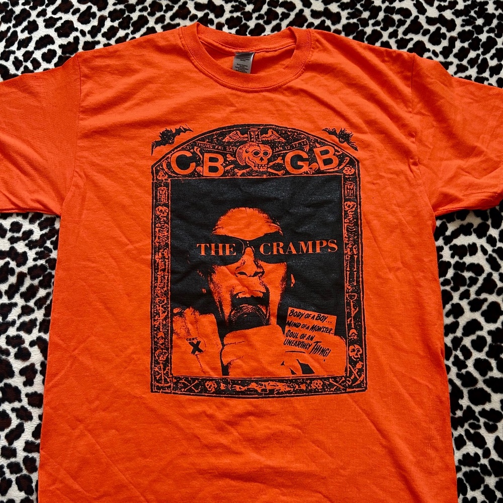 Cramps Vintage CBGB Flyer Tee